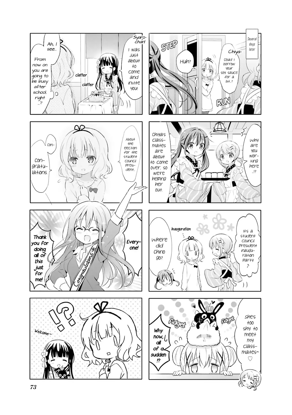 Gochuumon wa Usagi Desu ka? chapter 73 page 7