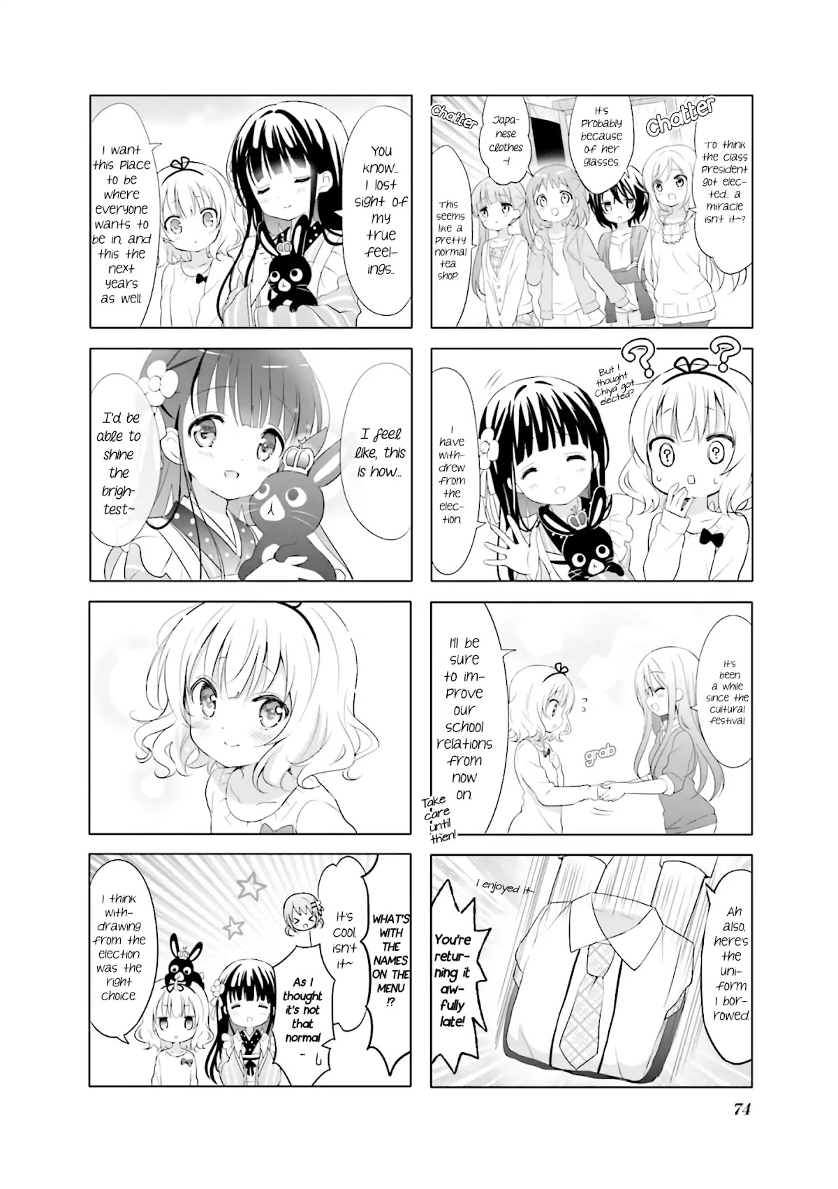 Gochuumon wa Usagi Desu ka? chapter 73 page 8