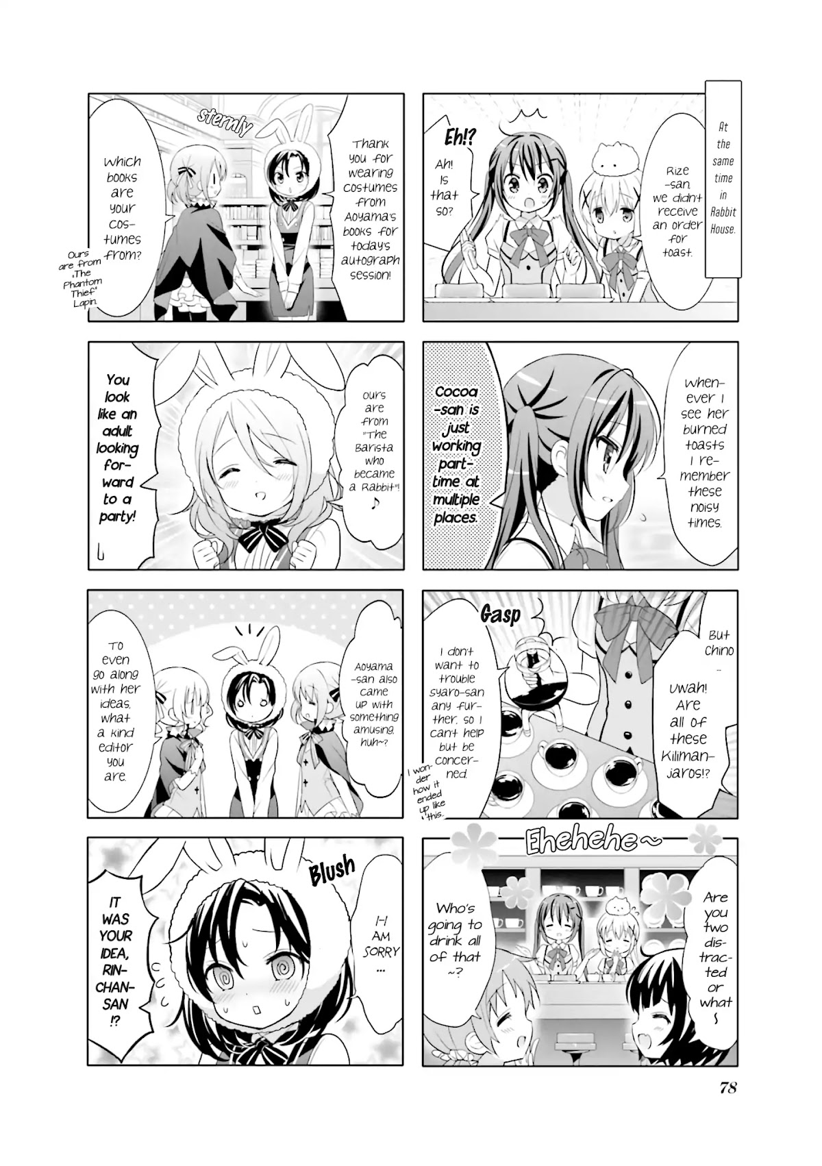 Gochuumon wa Usagi Desu ka? chapter 74 page 4