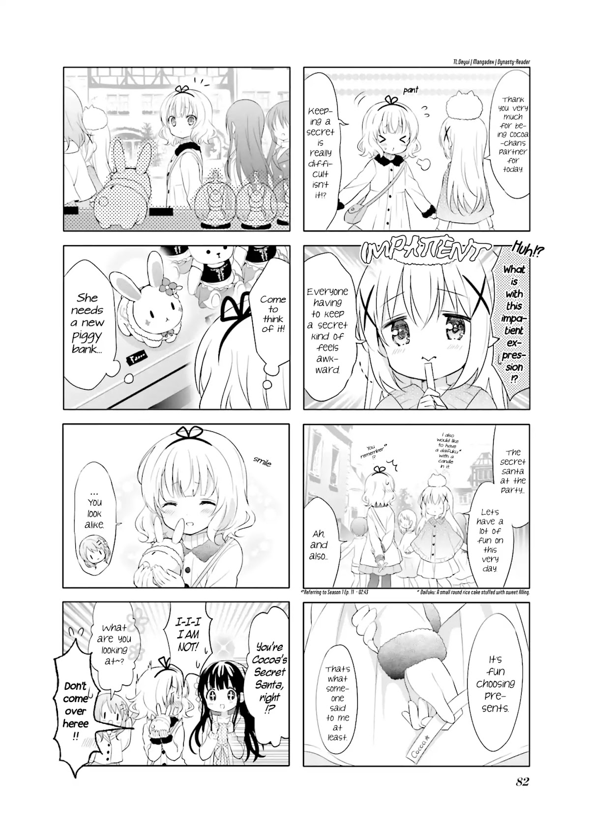 Gochuumon wa Usagi Desu ka? chapter 74 page 8