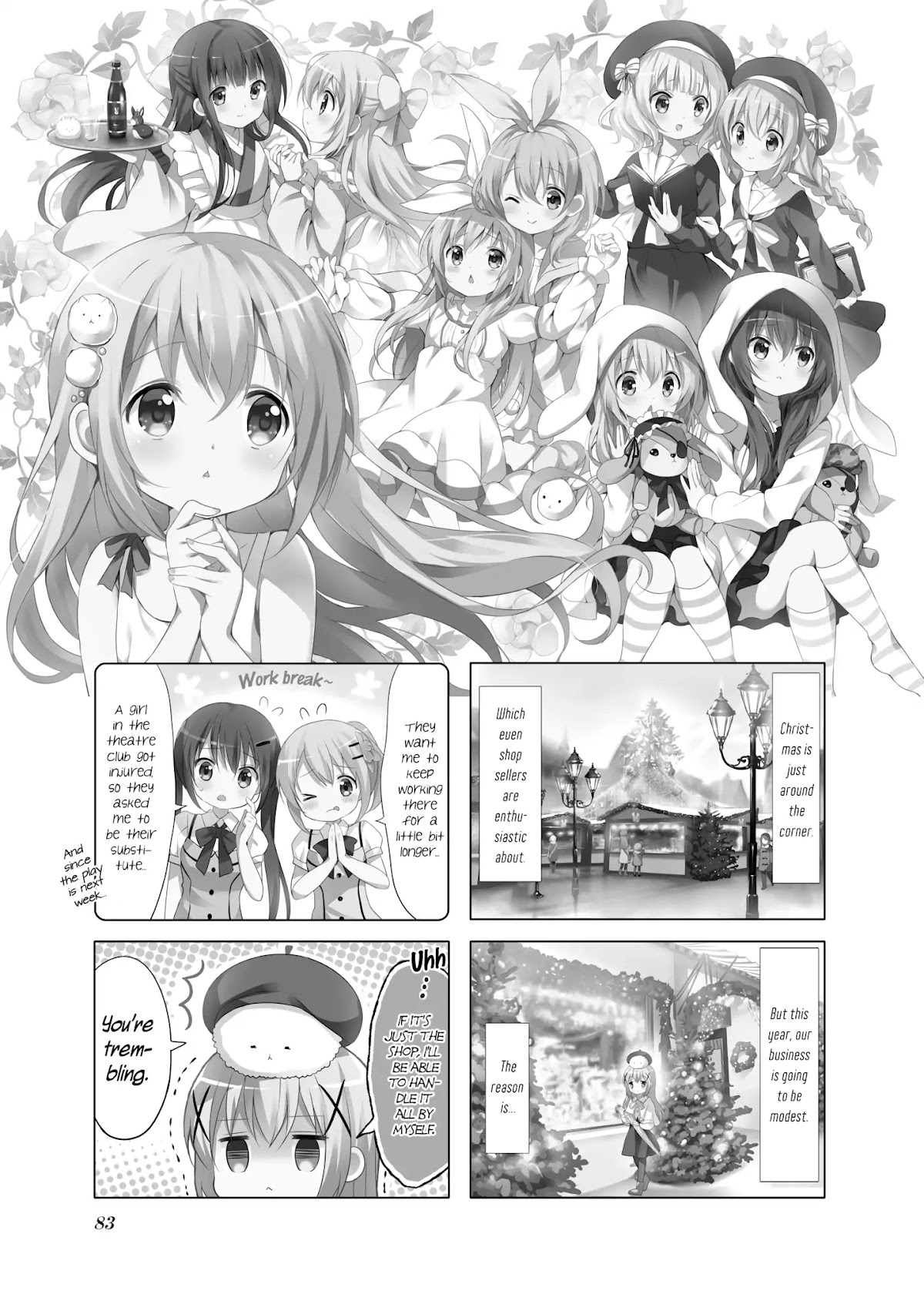 Gochuumon wa Usagi Desu ka? chapter 75 page 1