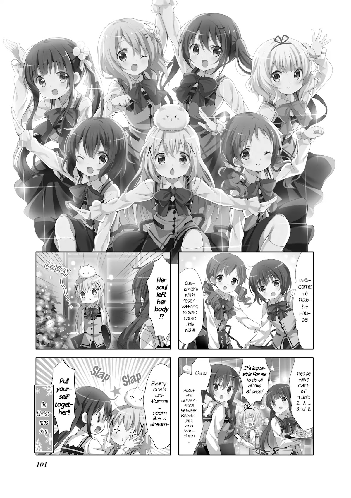 Gochuumon wa Usagi Desu ka? chapter 77 page 1