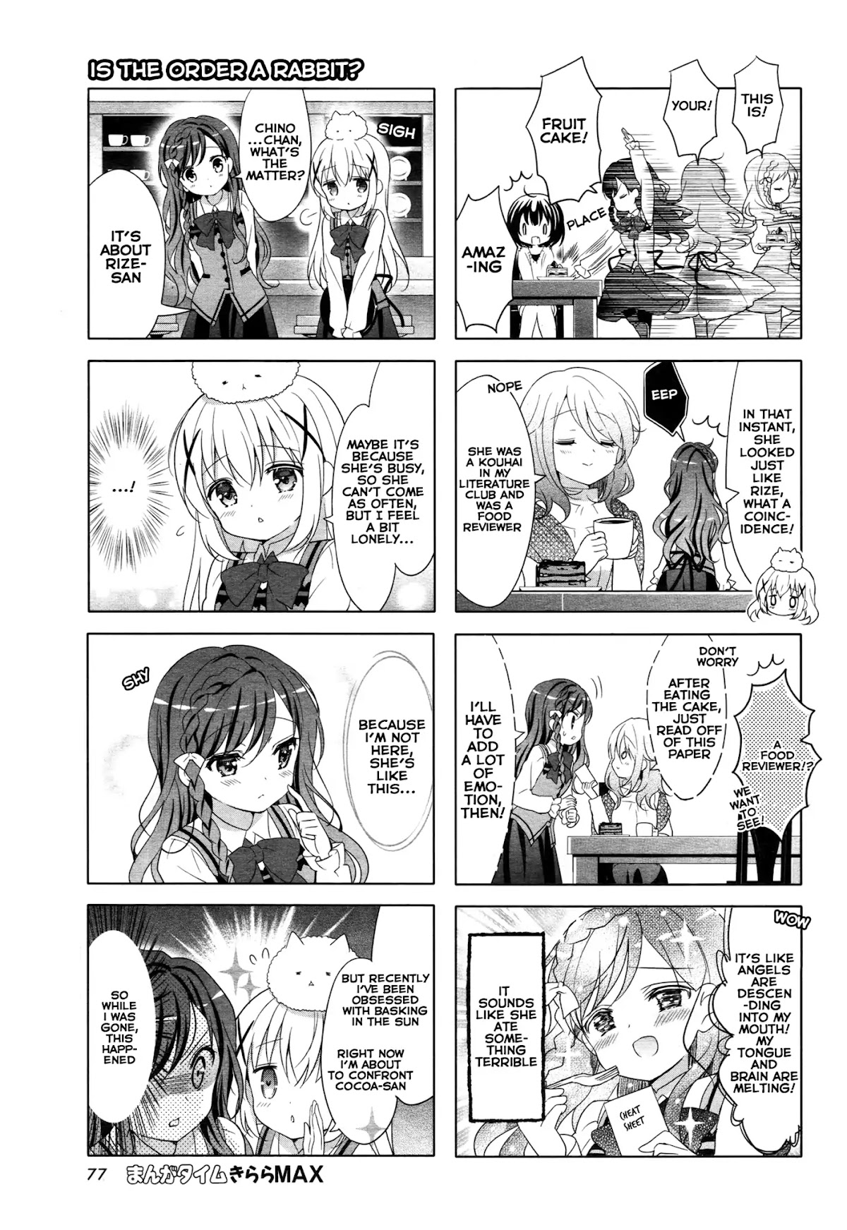 Gochuumon wa Usagi Desu ka? chapter 79 page 6