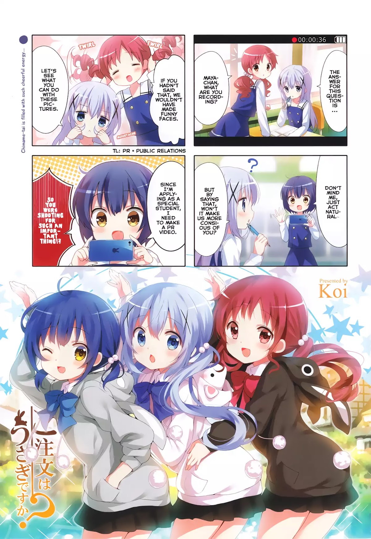 Gochuumon wa Usagi Desu ka? chapter 85 page 2