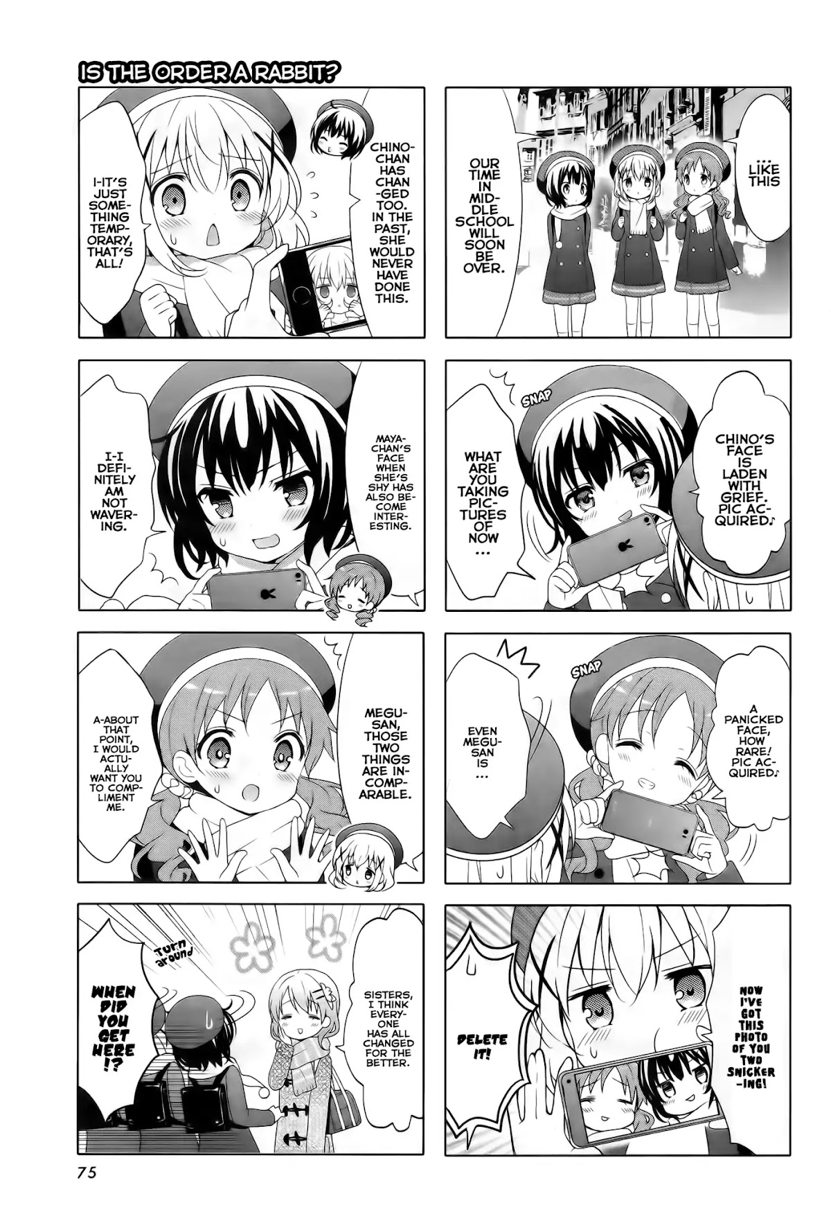 Gochuumon wa Usagi Desu ka? chapter 85 page 4