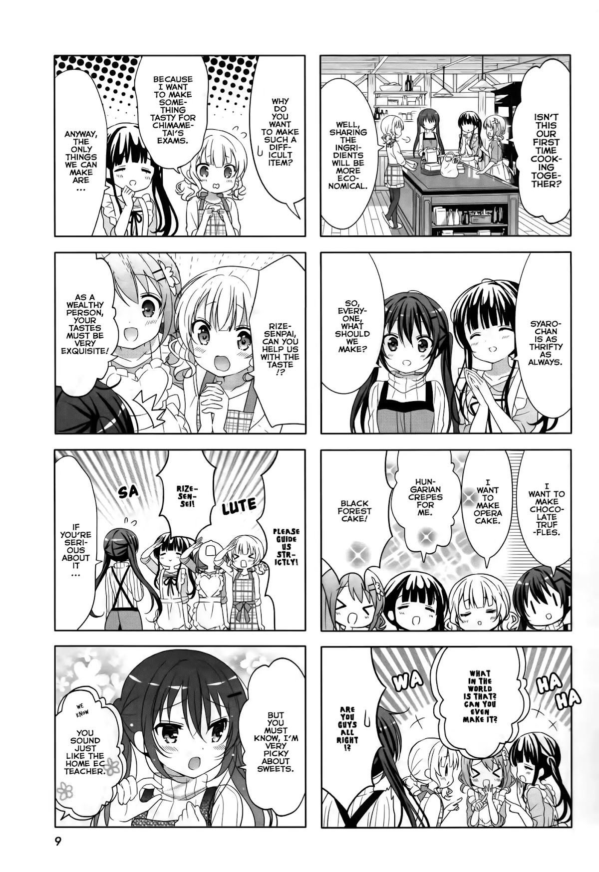 Gochuumon wa Usagi Desu ka? chapter 86 page 4