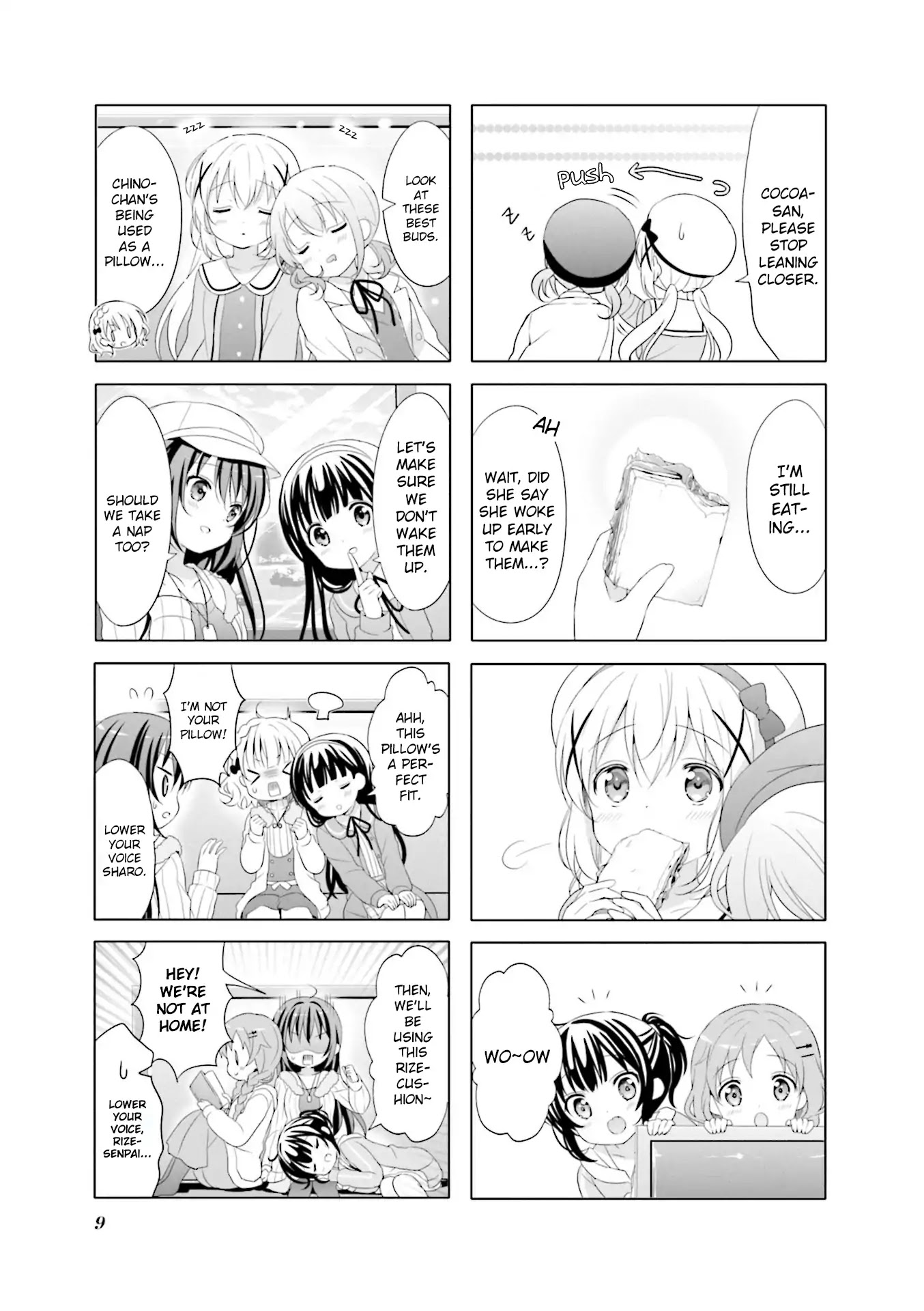 Gochuumon wa Usagi Desu ka? chapter 92 page 9