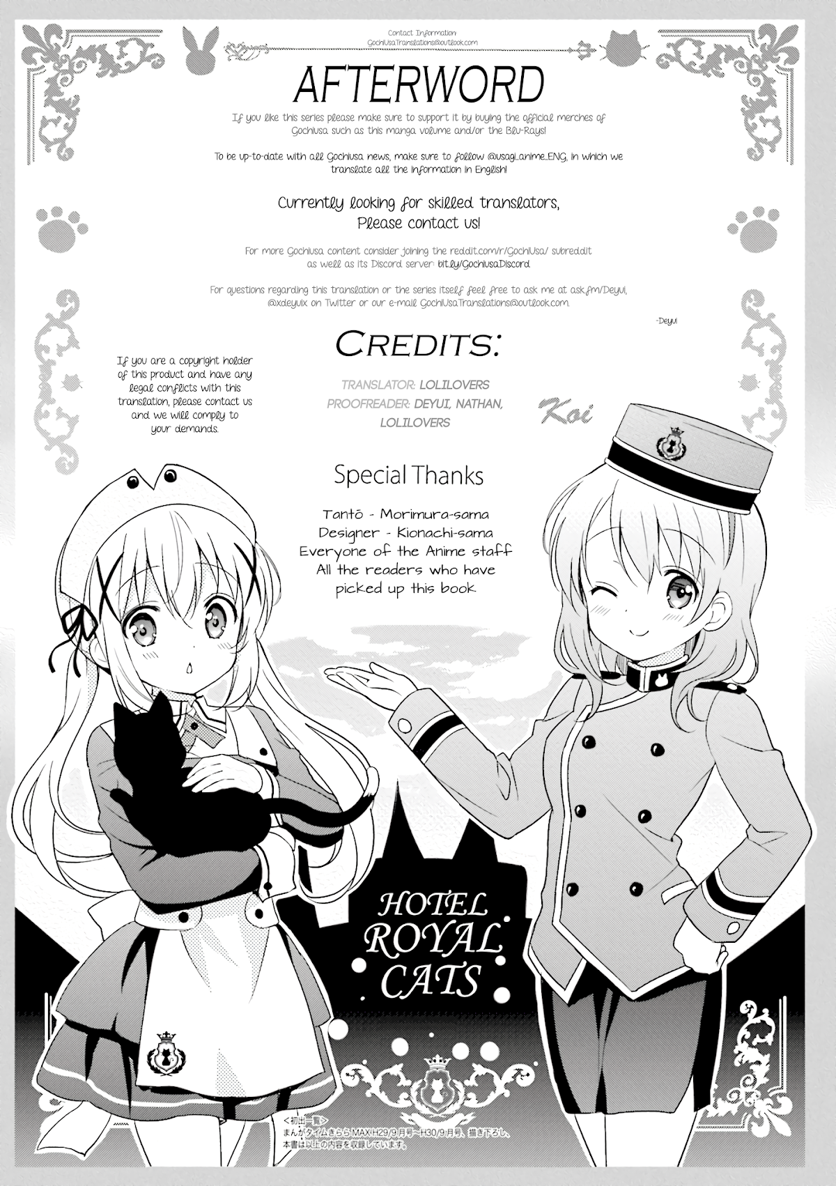 Gochuumon wa Usagi Desu ka? chapter 99 page 9