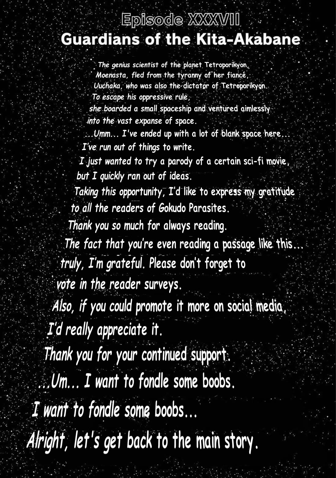Gokudou Parasites chapter 37 page 2
