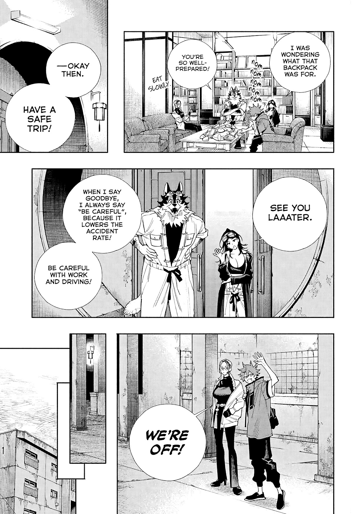 Gokurakugai chapter 2 page 13