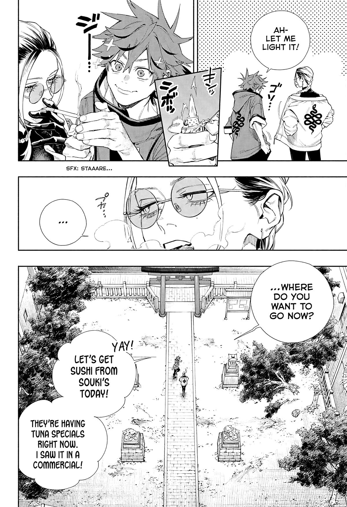 Gokurakugai chapter 3 page 36