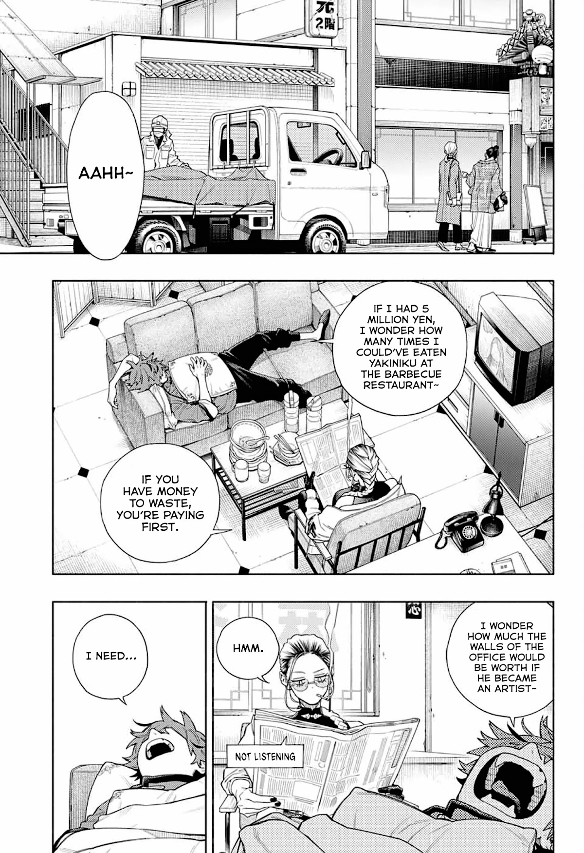 Gokurakugai chapter 1 page 63