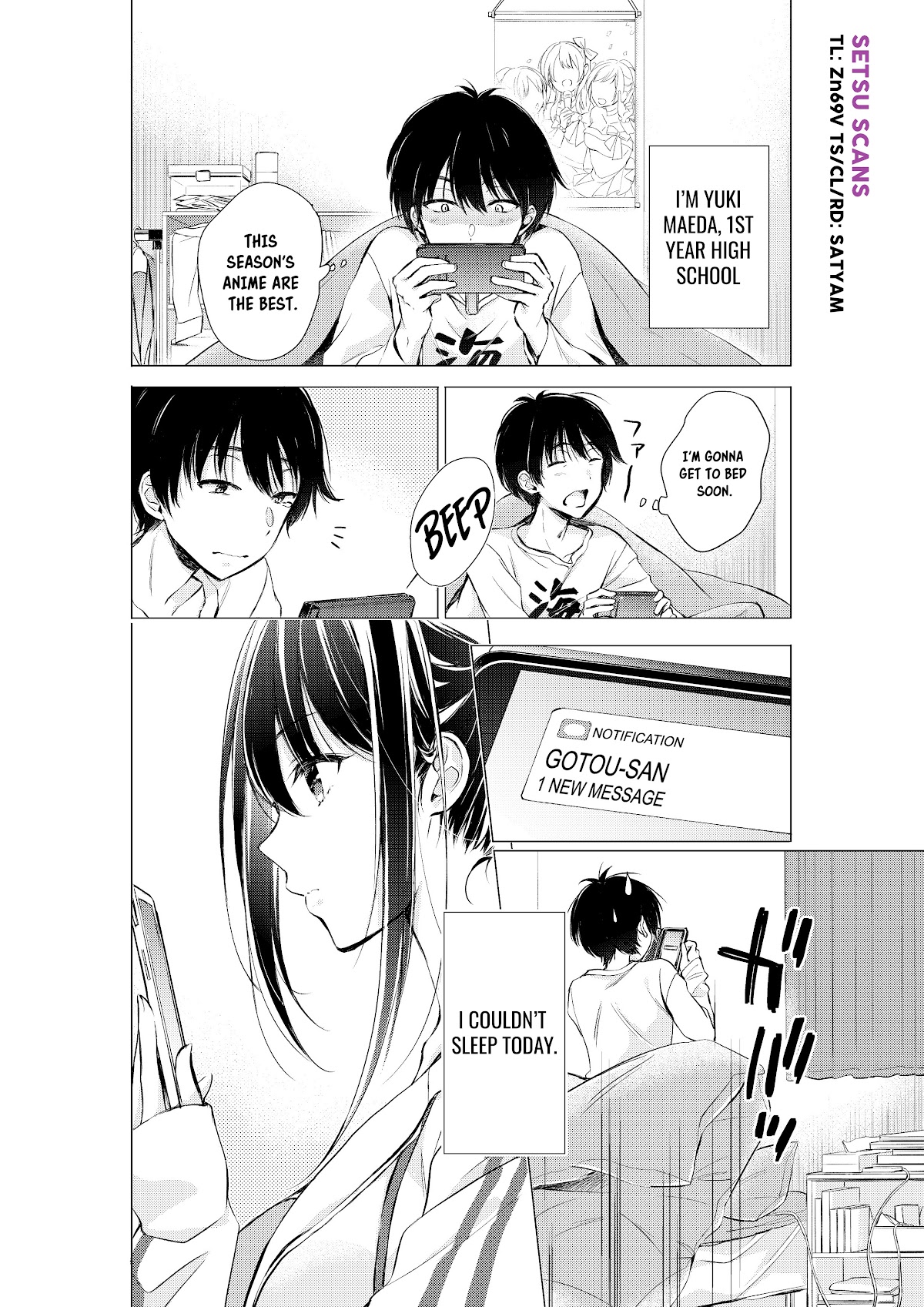 Gotou-san wa Furimukasetai! (Pixiv Serialization) chapter 10 page 2