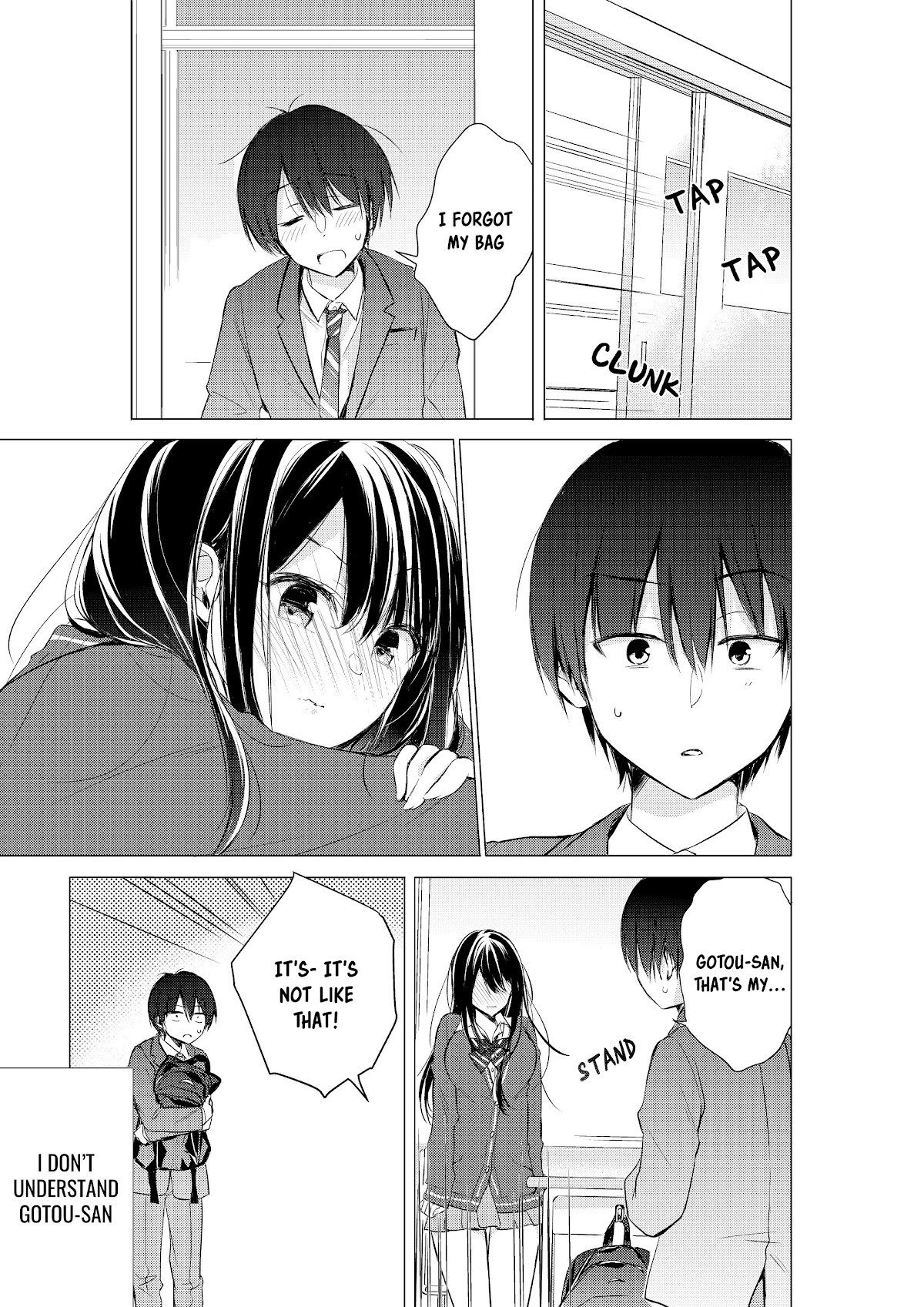 Gotou-san wa Furimukasetai! (Pixiv Serialization) chapter 2 page 4