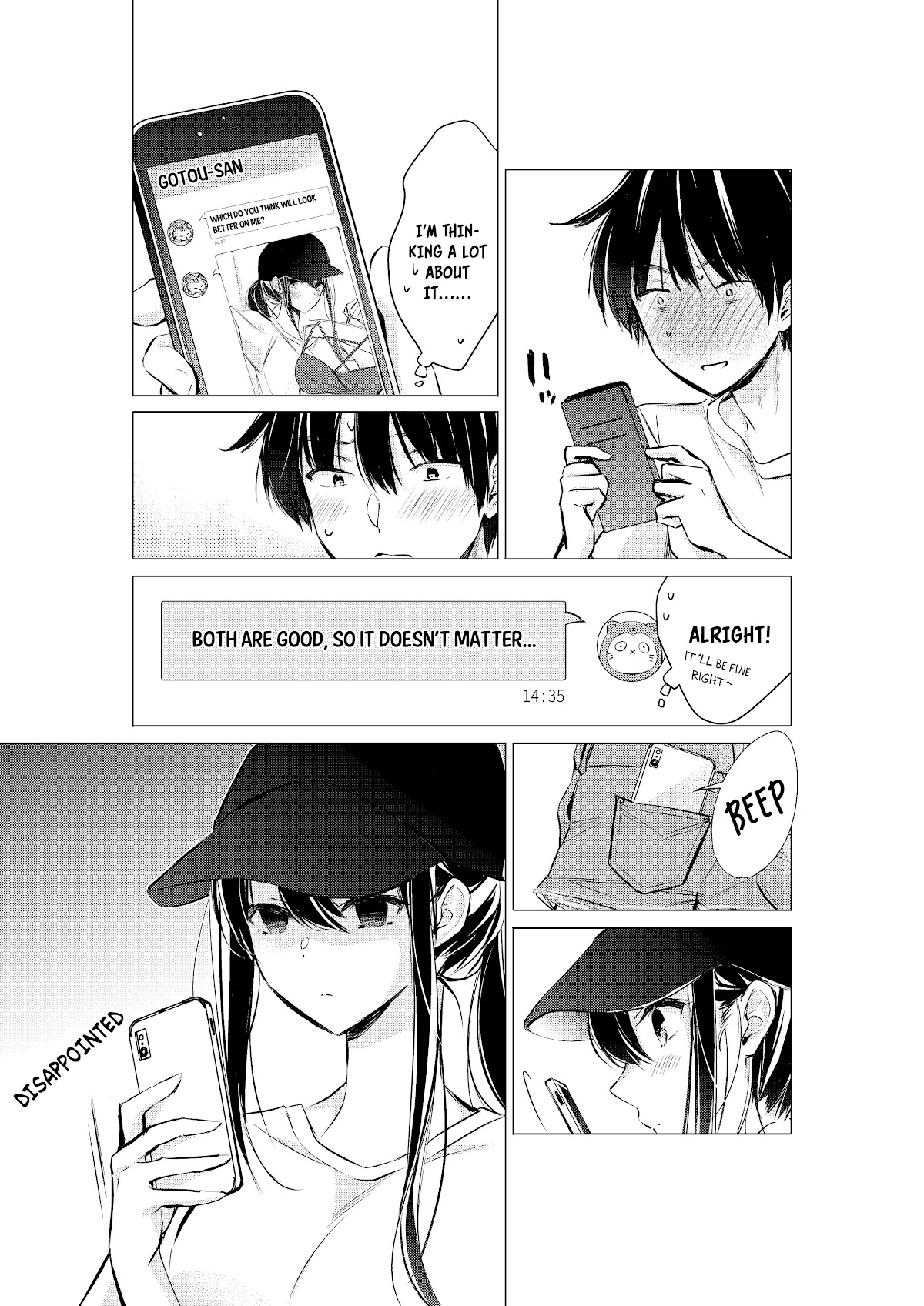 Gotou-san wa Furimukasetai! (Pixiv Serialization) chapter 24 page 6