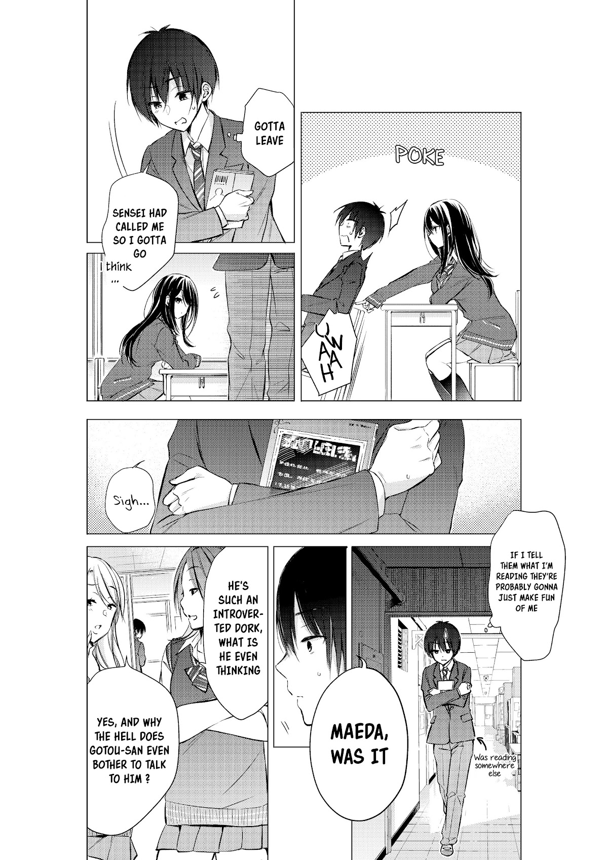 Gotou-san wa Furimukasetai! (Pixiv Serialization) chapter 3 page 3