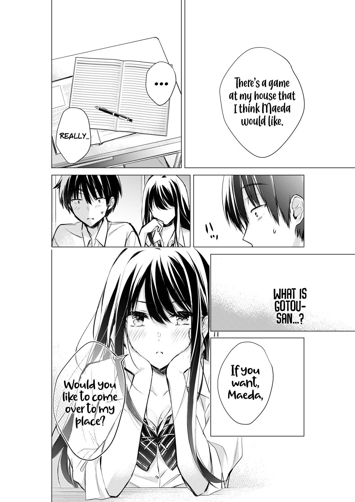 Gotou-san wa Furimukasetai! (Pixiv Serialization) chapter 47 page 5