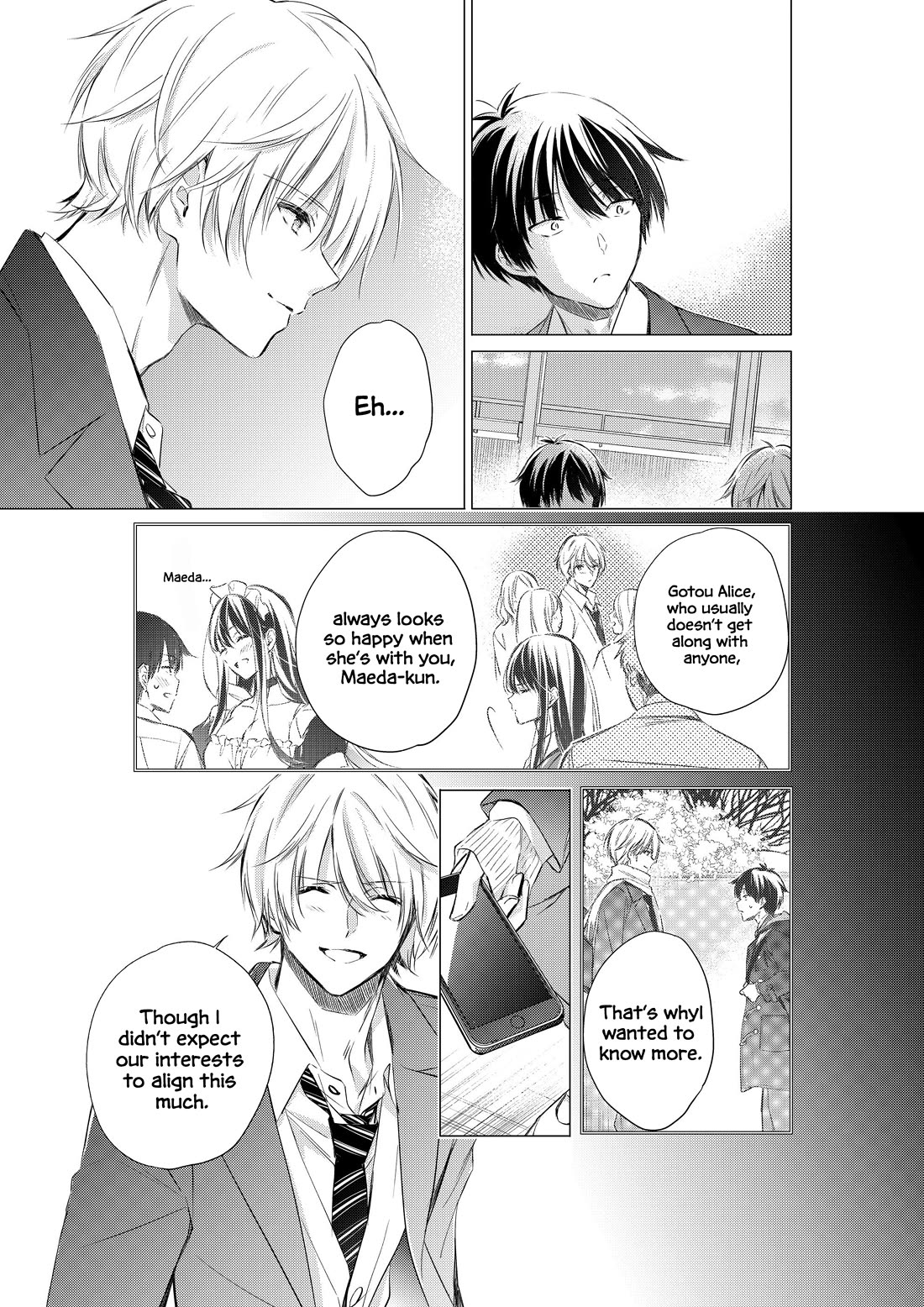 Gotou-san wa Furimukasetai! (Pixiv Serialization) chapter 79 page 6