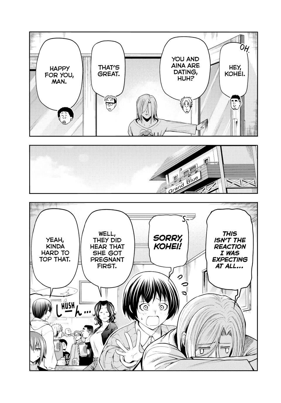 Grand Blue chapter 100 page 35