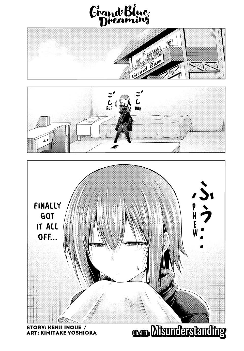 Grand Blue chapter 111 page 1