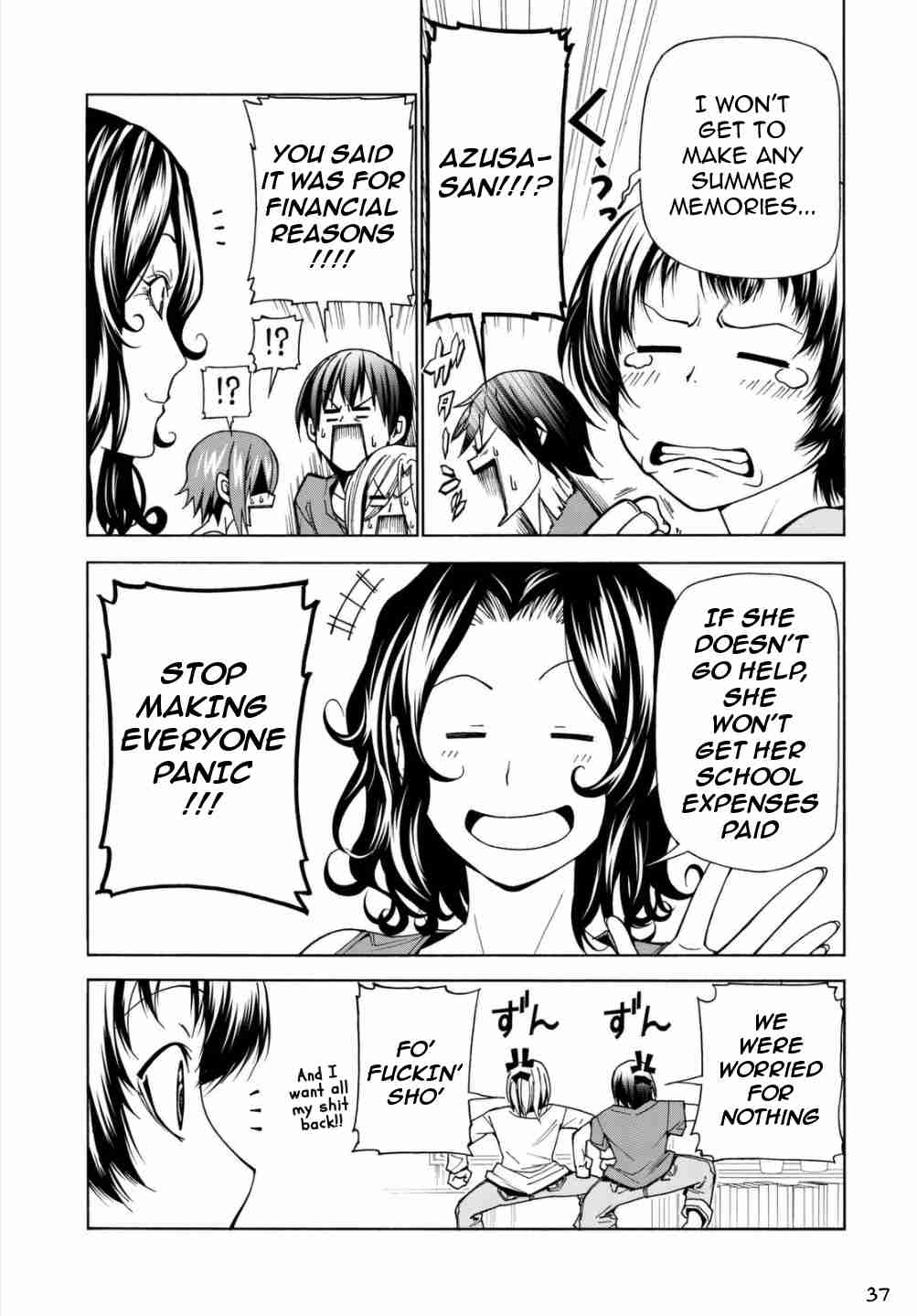 Grand Blue chapter 39 page 36