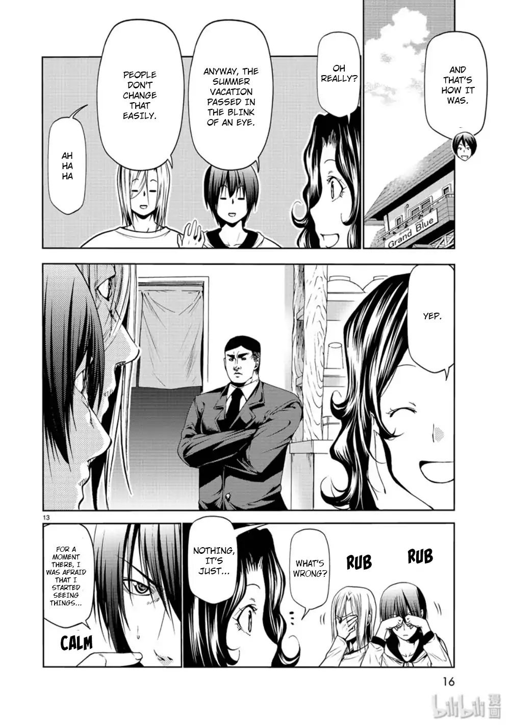 Grand Blue chapter 58 page 13