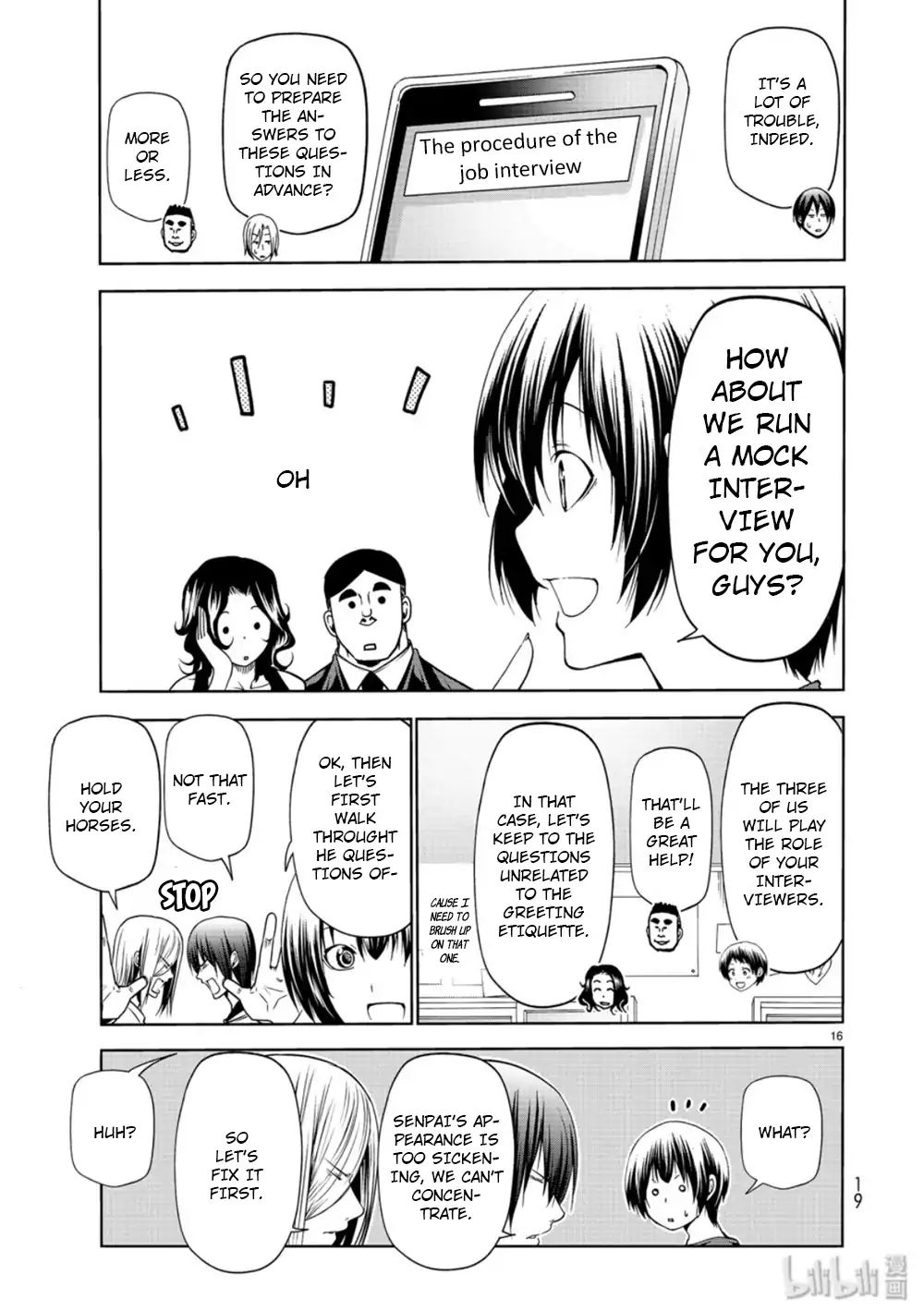 Grand Blue chapter 58 page 16