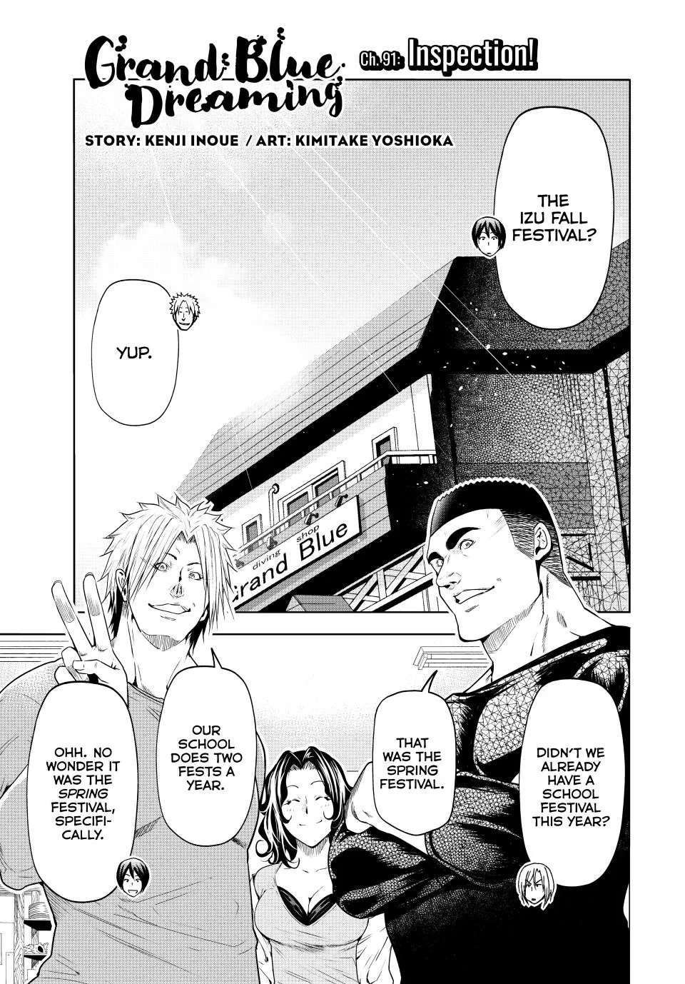 Grand Blue chapter 91 page 3