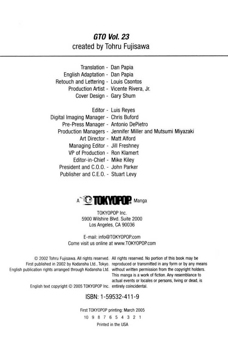 Great Teacher Onizuka chapter 182 page 1