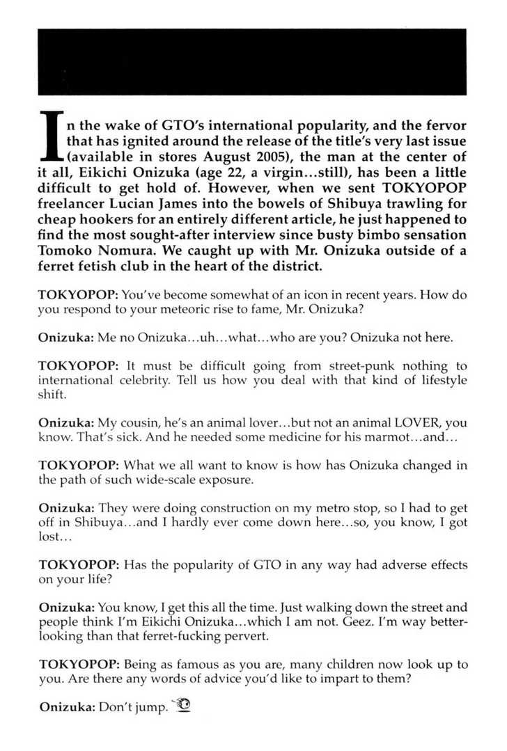 Great Teacher Onizuka chapter 189 page 4