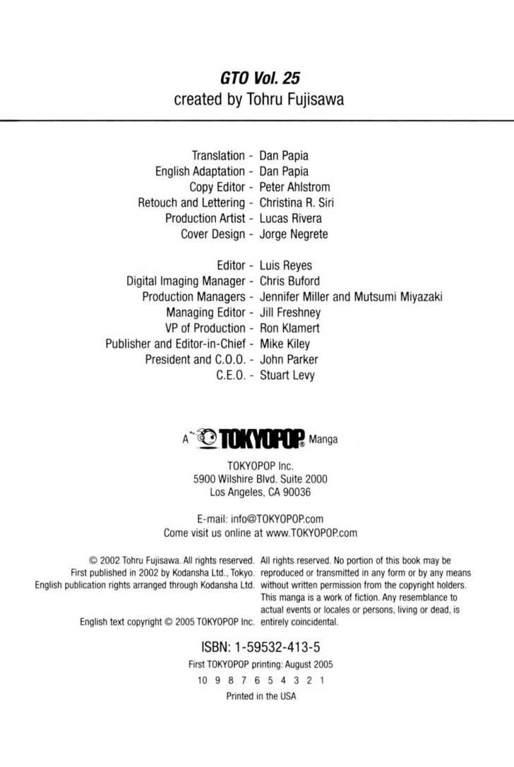 Great Teacher Onizuka chapter 196 page 1