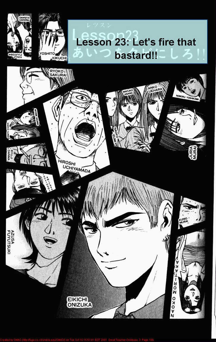 Great Teacher Onizuka chapter 23 page 1