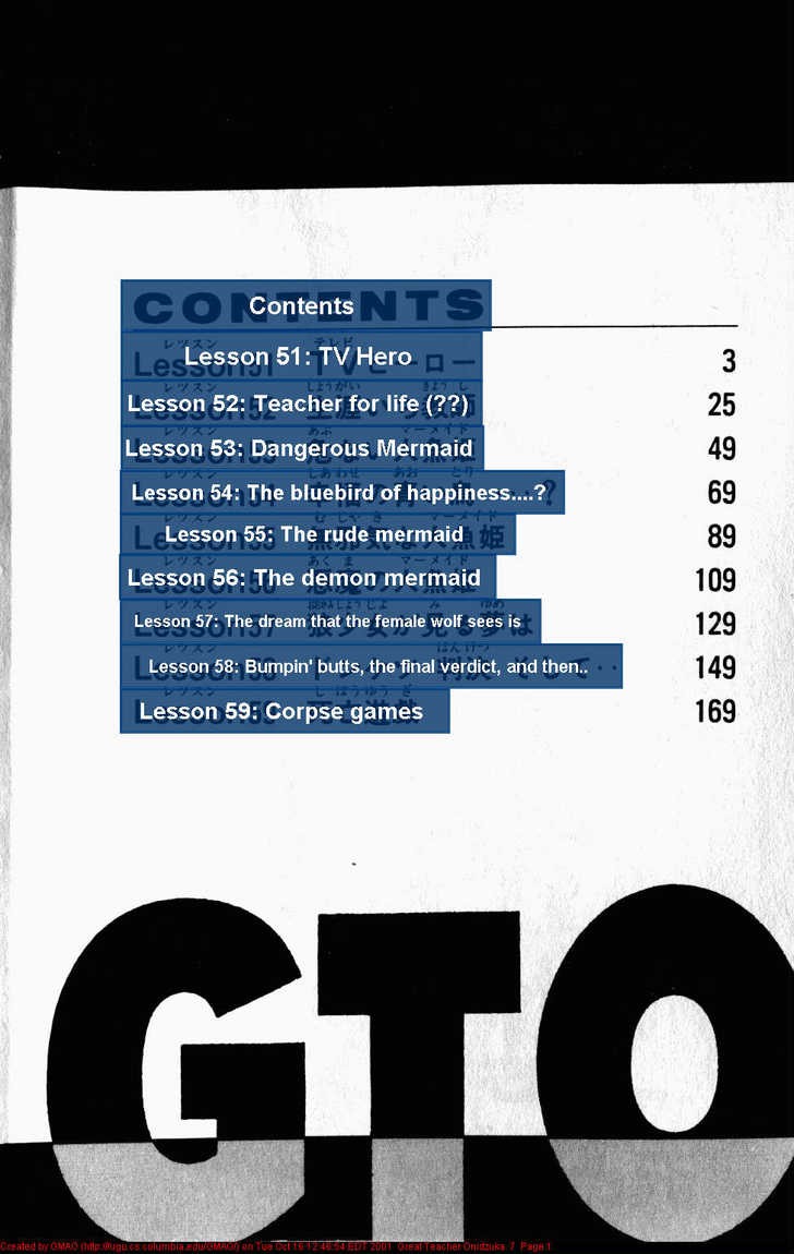 Great Teacher Onizuka chapter 51 page 1