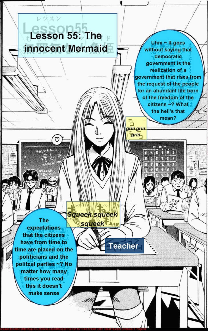 Great Teacher Onizuka chapter 55 page 1