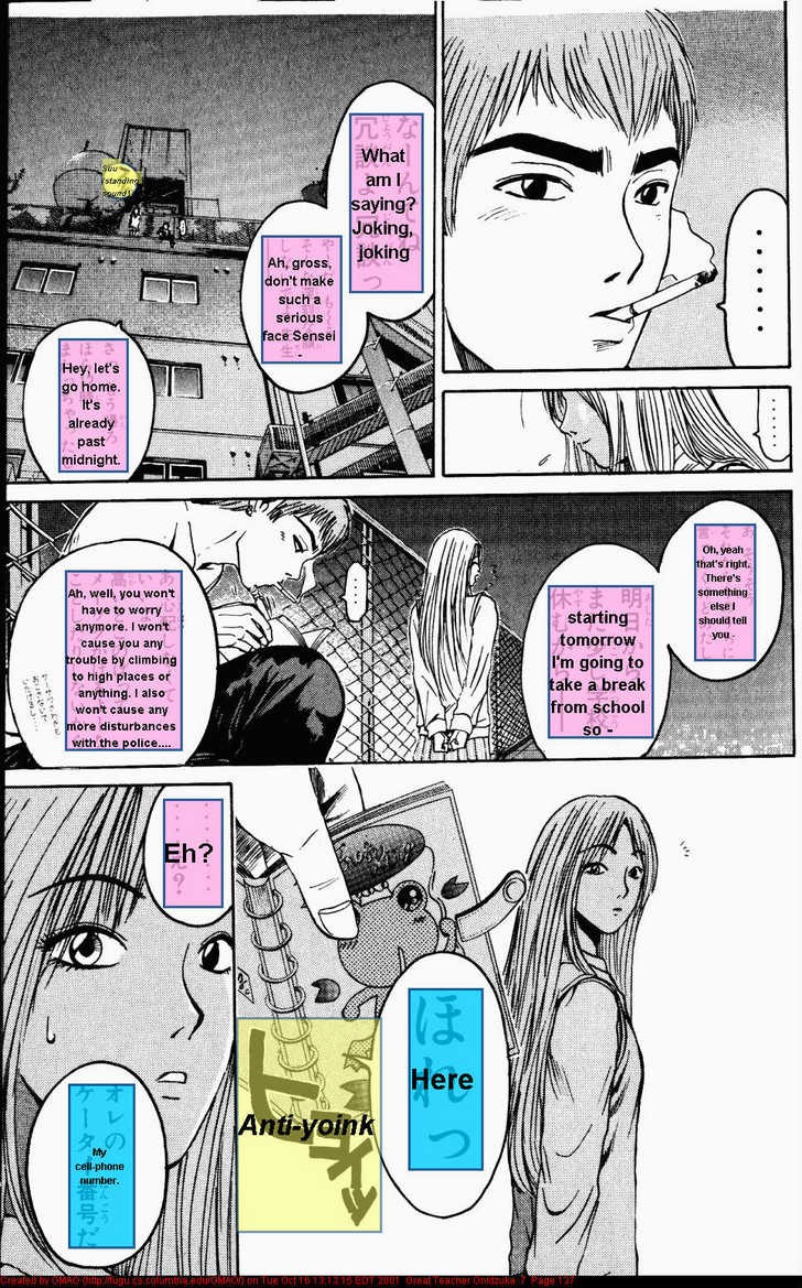Great Teacher Onizuka chapter 57 page 13