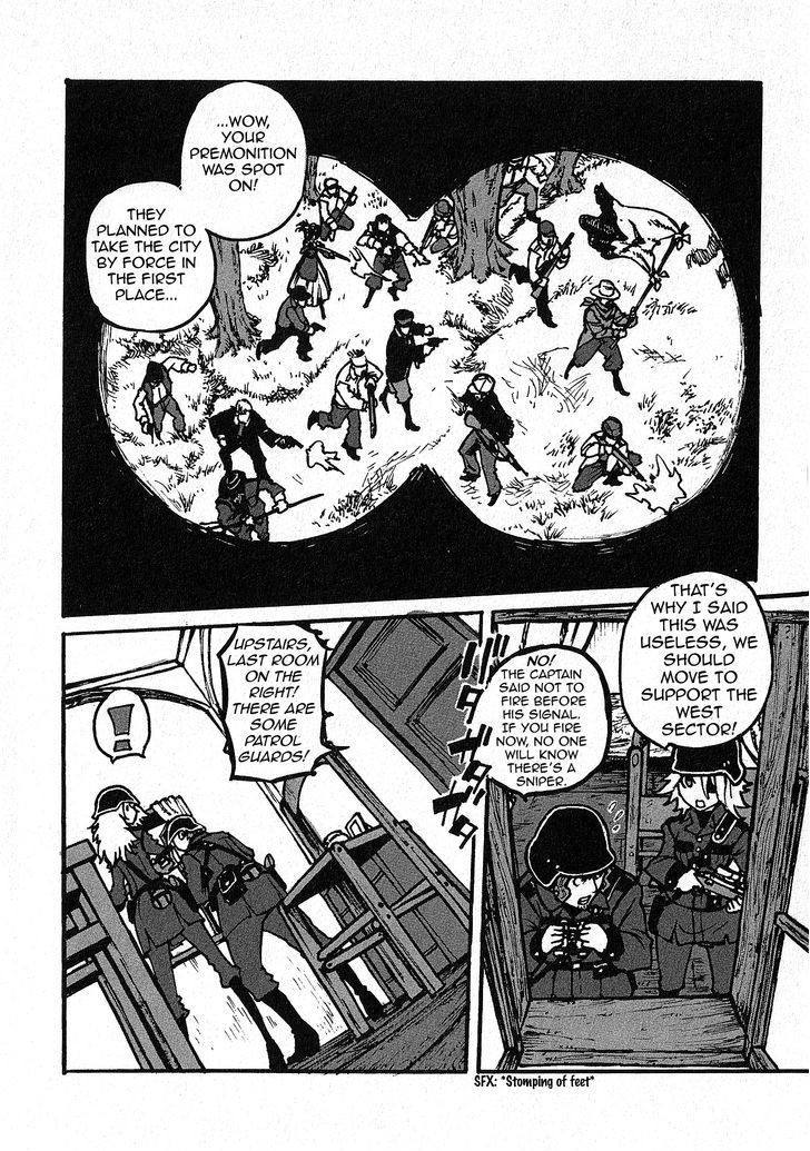 Groundless - Sekigan no Sogekihei chapter 1.3 page 14