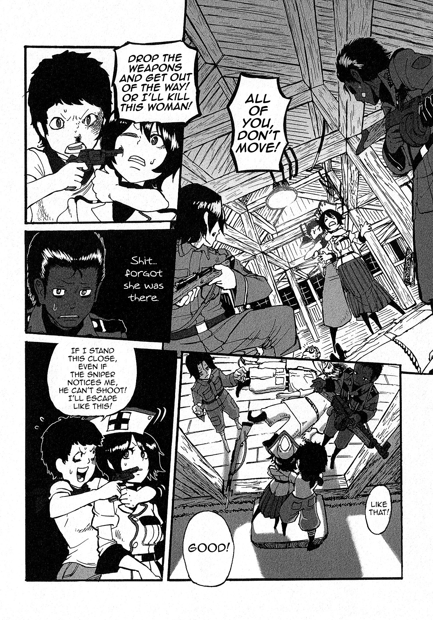 Groundless - Sekigan no Sogekihei chapter 12.1 page 10