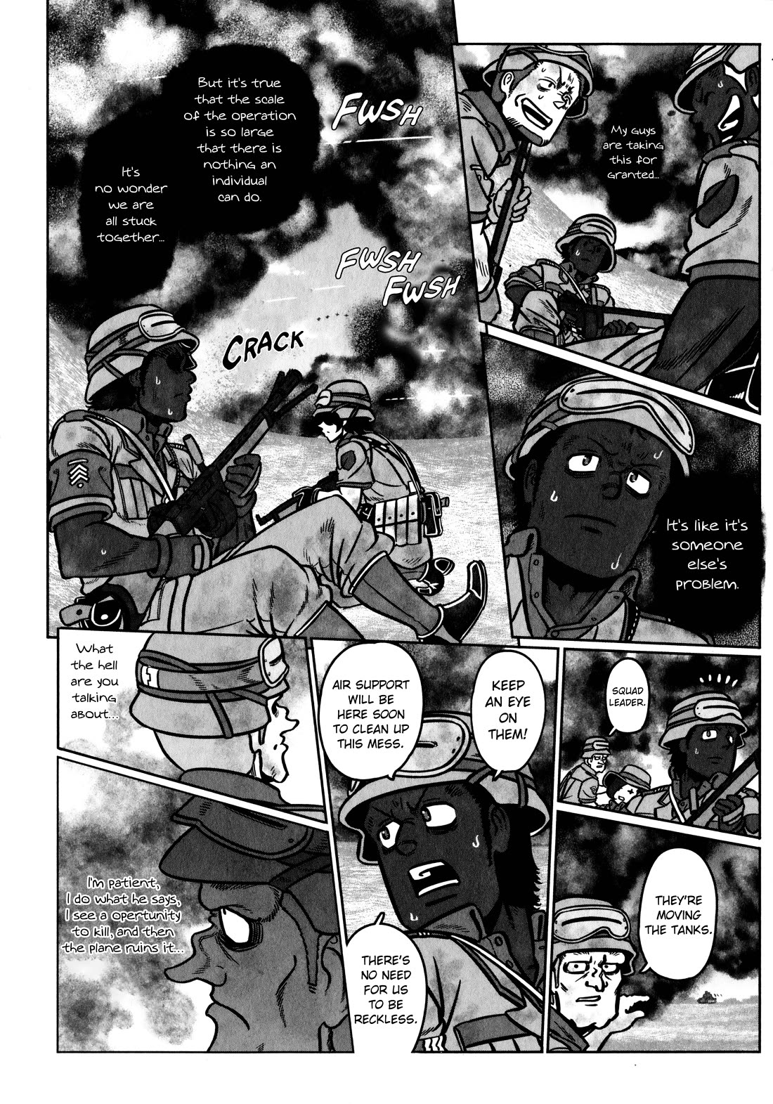 Groundless - Sekigan no Sogekihei chapter 33 page 34