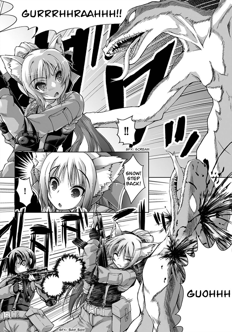 Gun-Ota ga Mahou Sekai ni Tensei shitara, Gendai Heiki de Guntai Harem wo Tsukucchaimashita!? chapter 1 page 12