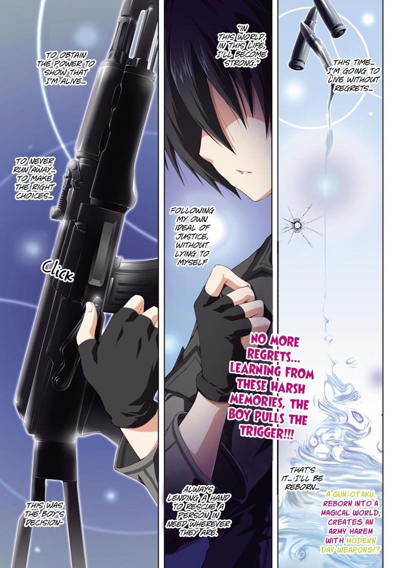 Gun-Ota ga Mahou Sekai ni Tensei shitara, Gendai Heiki de Guntai Harem wo Tsukucchaimashita!? chapter 1 page 4