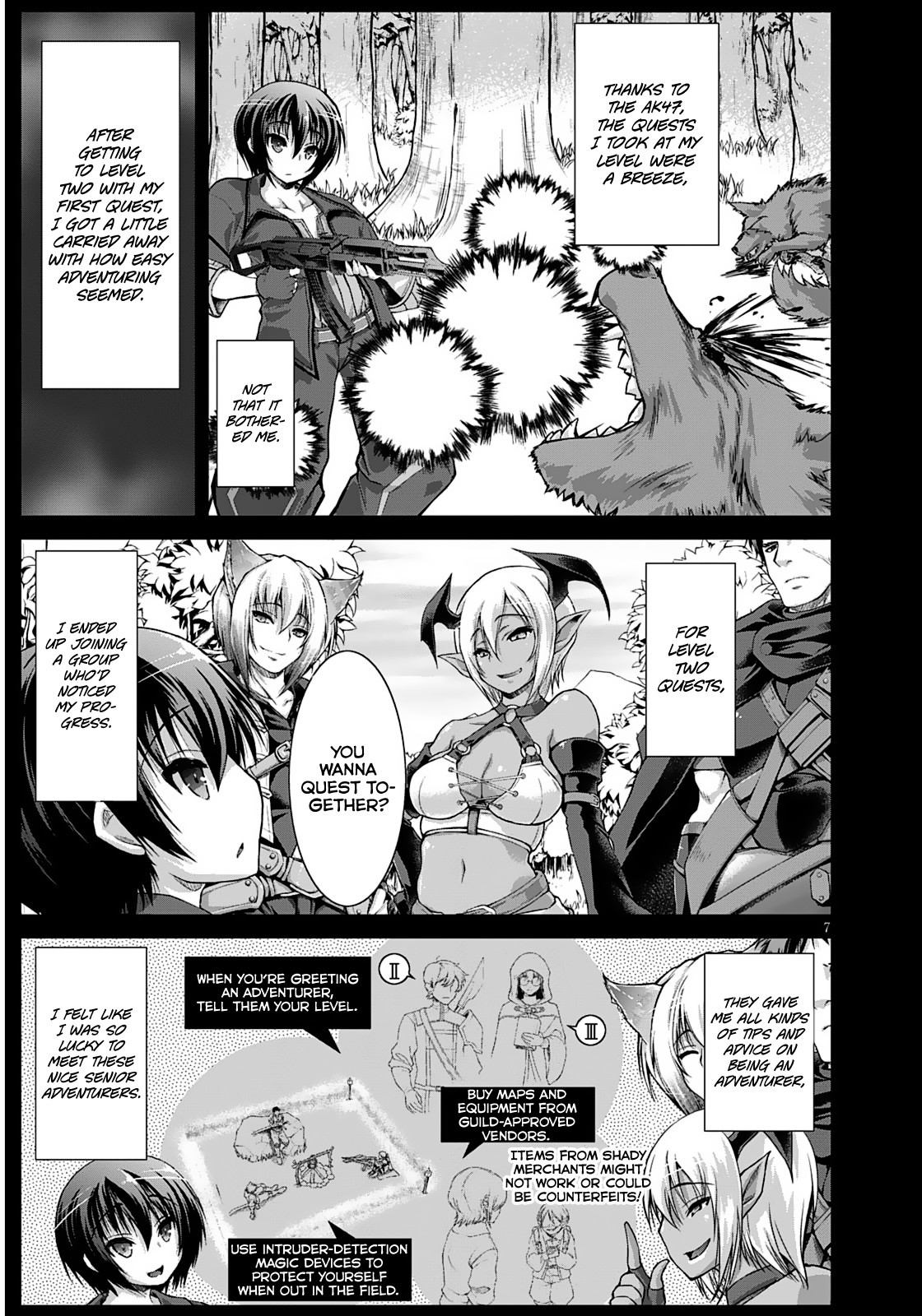 Gun-Ota ga Mahou Sekai ni Tensei shitara, Gendai Heiki de Guntai Harem wo Tsukucchaimashita!? chapter 11 page 13