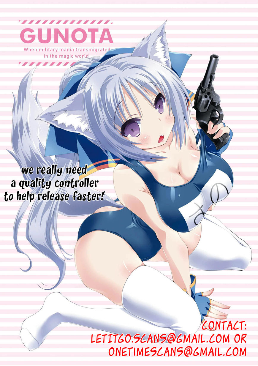 Gun-Ota ga Mahou Sekai ni Tensei shitara, Gendai Heiki de Guntai Harem wo Tsukucchaimashita!? chapter 14 page 3