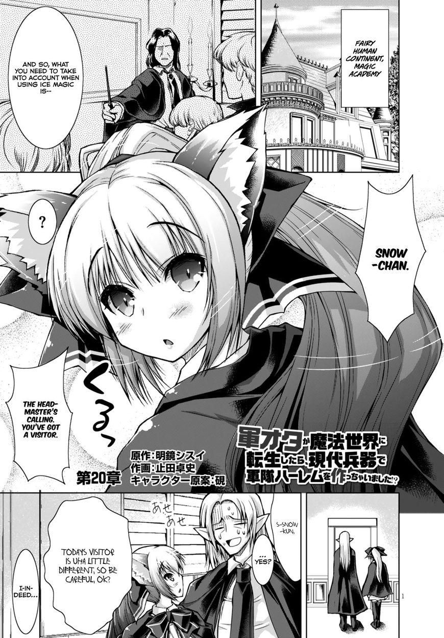 Gun-Ota ga Mahou Sekai ni Tensei shitara, Gendai Heiki de Guntai Harem wo Tsukucchaimashita!? chapter 20 page 2