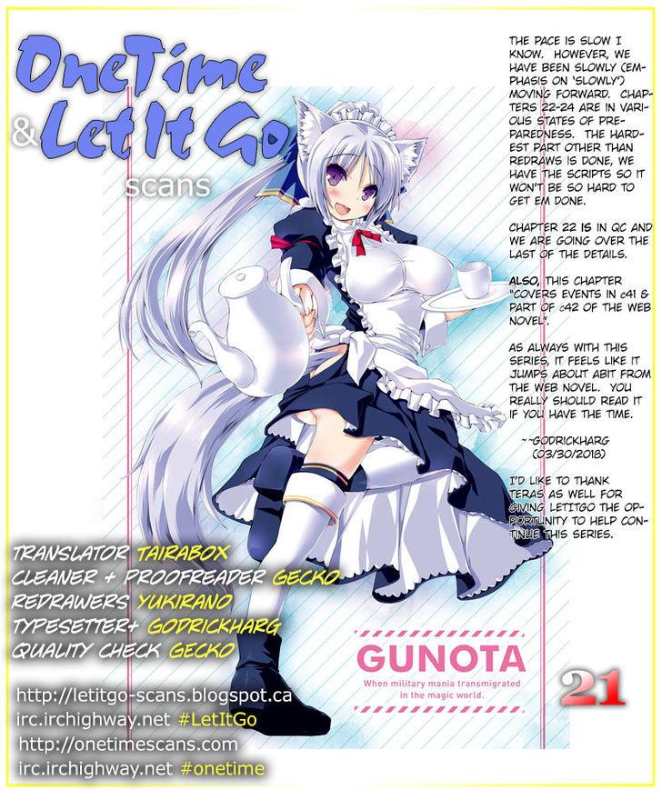 Gun-Ota ga Mahou Sekai ni Tensei shitara, Gendai Heiki de Guntai Harem wo Tsukucchaimashita!? chapter 21 page 25