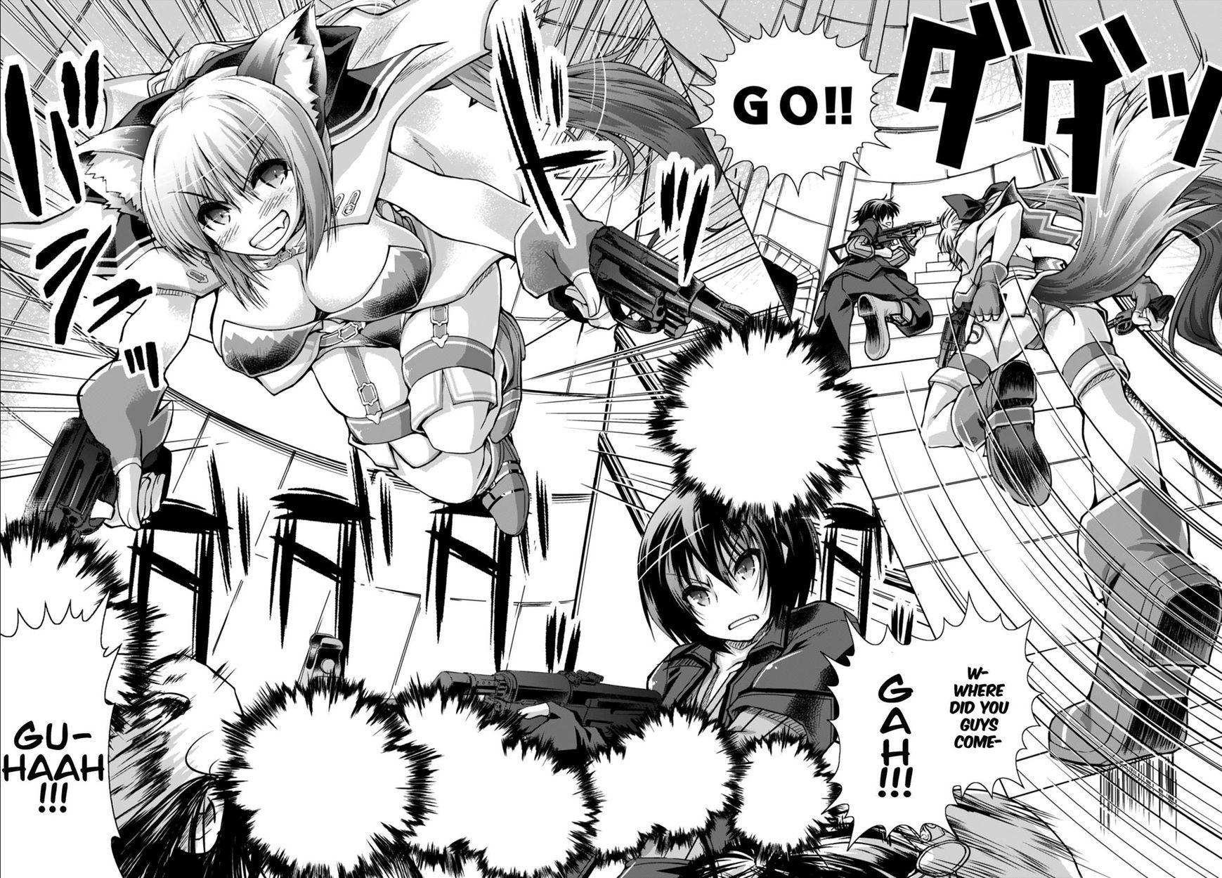 Gun-Ota ga Mahou Sekai ni Tensei shitara, Gendai Heiki de Guntai Harem wo Tsukucchaimashita!? chapter 22 page 22