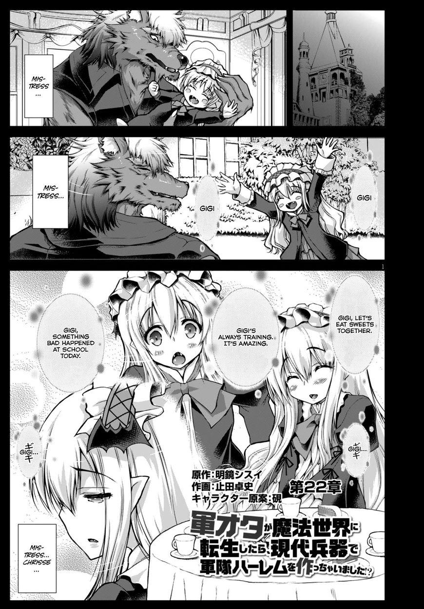 Gun-Ota ga Mahou Sekai ni Tensei shitara, Gendai Heiki de Guntai Harem wo Tsukucchaimashita!? chapter 22 page 3