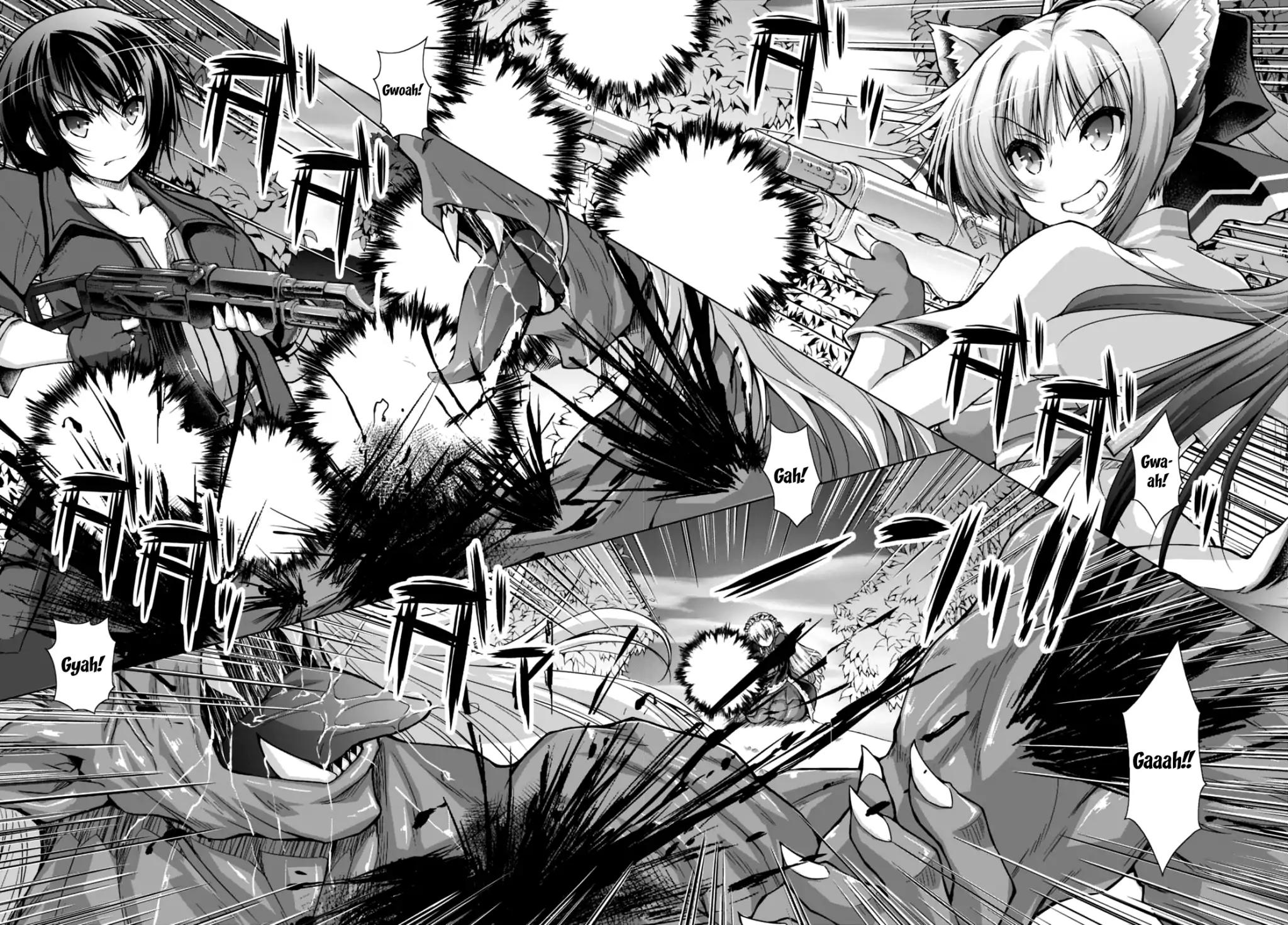 Gun-Ota ga Mahou Sekai ni Tensei shitara, Gendai Heiki de Guntai Harem wo Tsukucchaimashita!? chapter 27 page 27