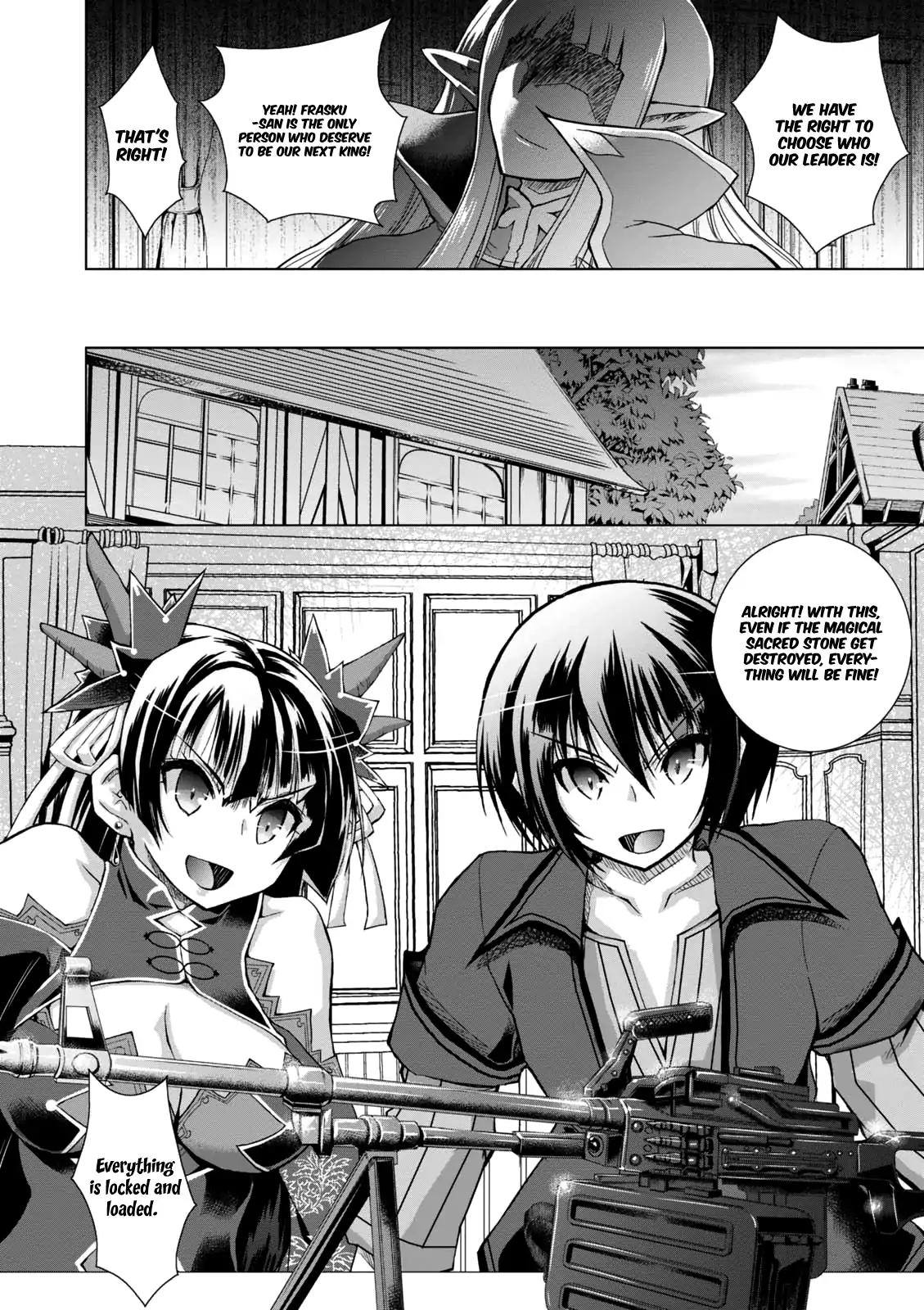Gun-Ota ga Mahou Sekai ni Tensei shitara, Gendai Heiki de Guntai Harem wo Tsukucchaimashita!? chapter 33 page 6