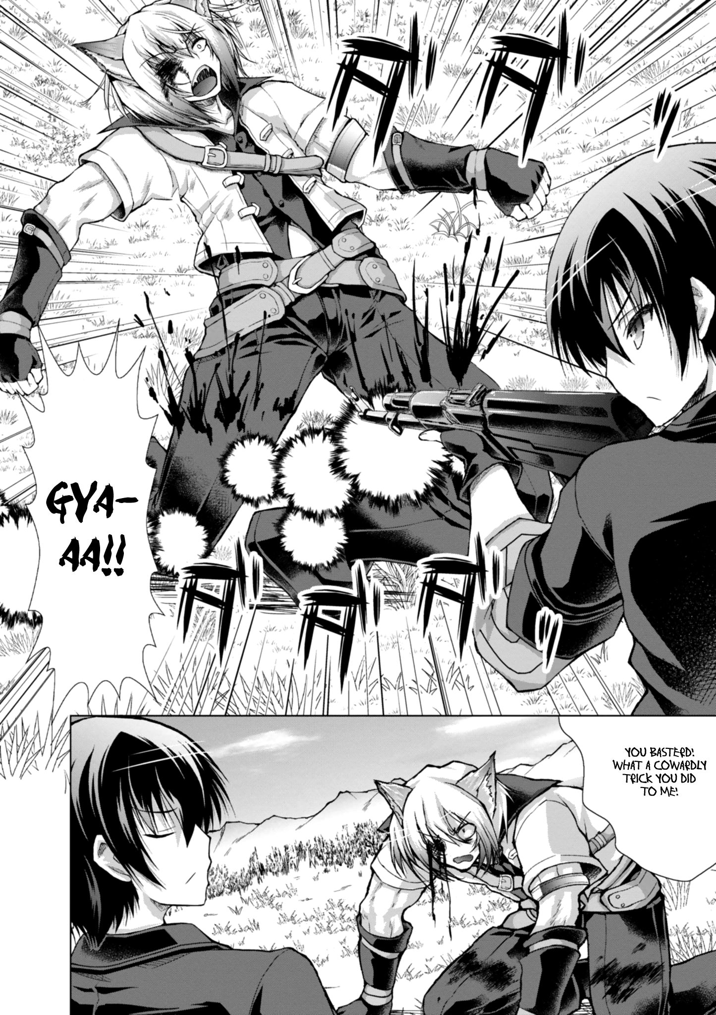 Gun-Ota ga Mahou Sekai ni Tensei shitara, Gendai Heiki de Guntai Harem wo Tsukucchaimashita!? chapter 35 page 13