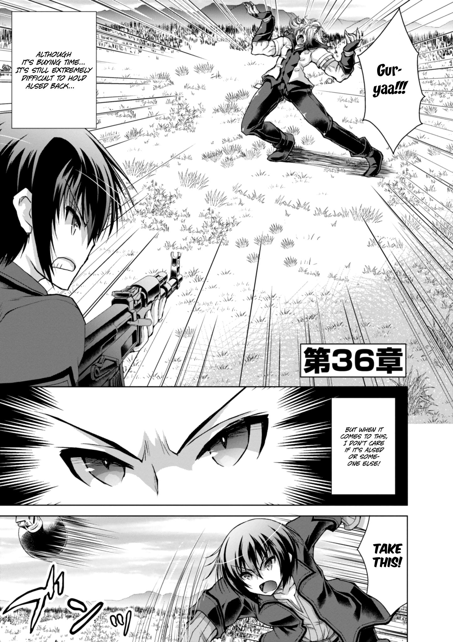 Gun-Ota ga Mahou Sekai ni Tensei shitara, Gendai Heiki de Guntai Harem wo Tsukucchaimashita!? chapter 36 page 3